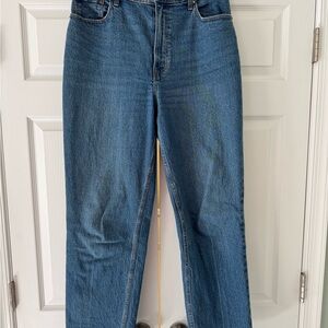 Abercrombie & Fitch Women's ultra high rise 90’s Straight Leg Jeans